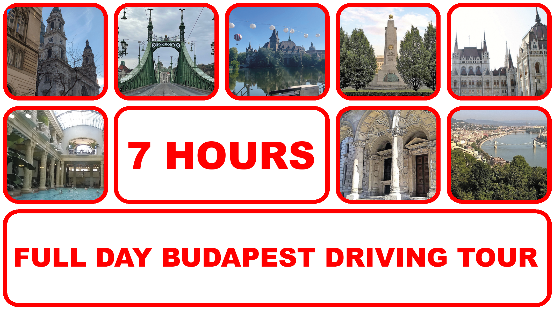 Full Day Budapest private driving tour