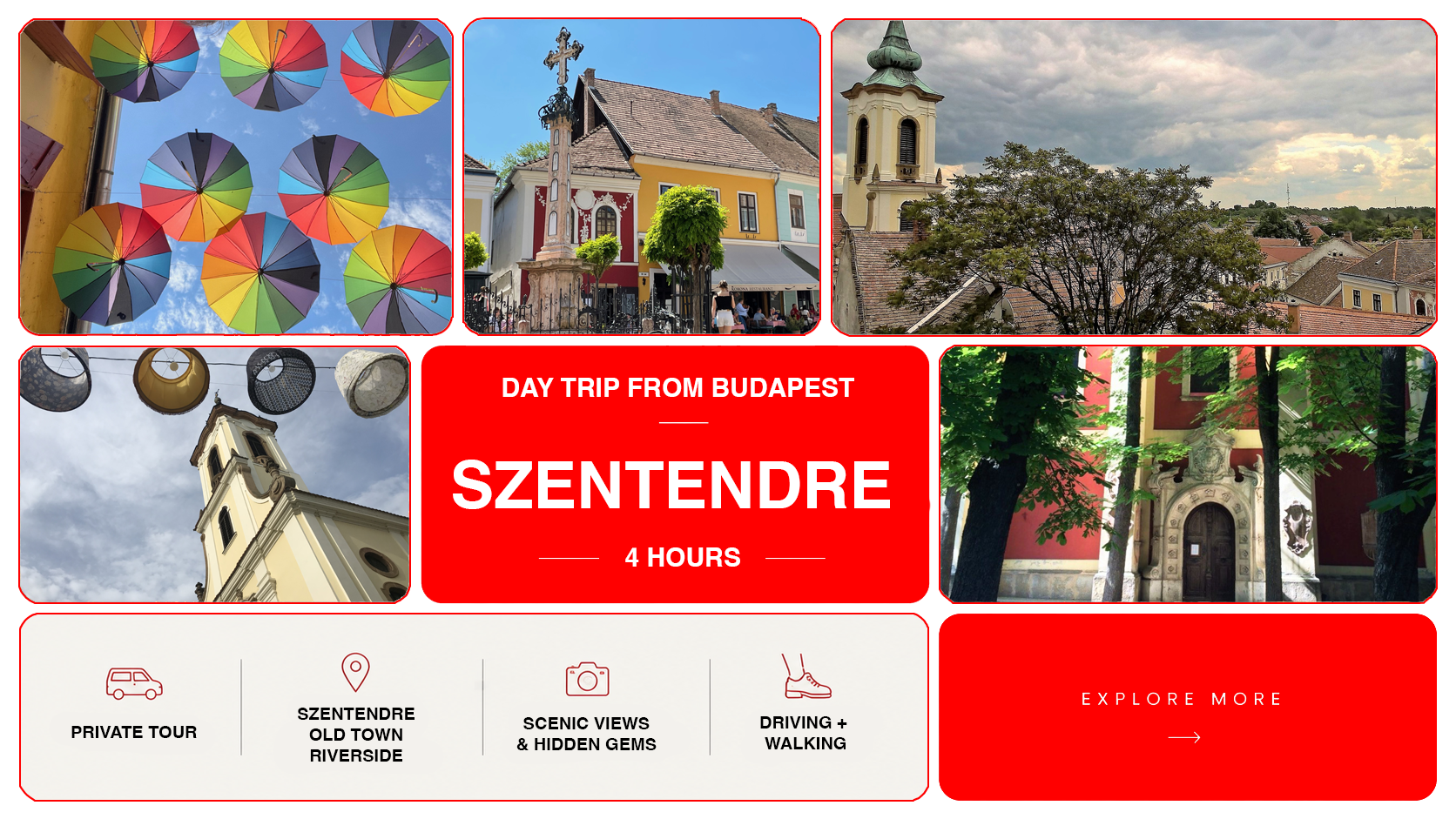 Szentendre Private Driving Tour from Budapest